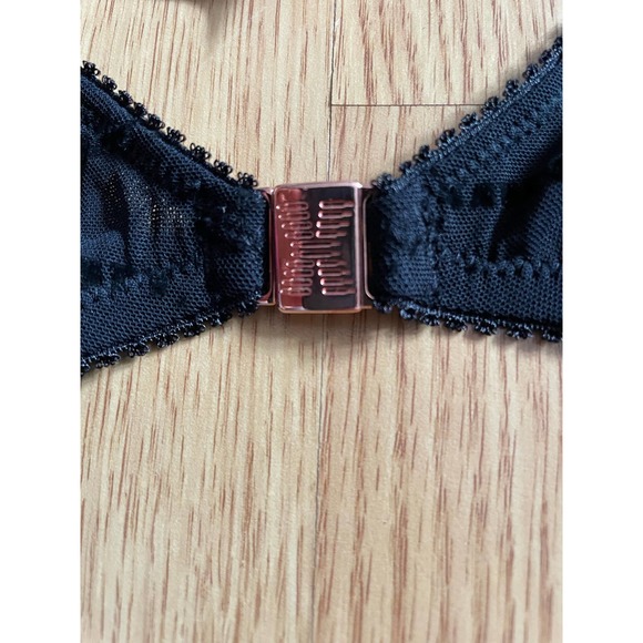 Savage X Fenty Flocked Logo Bralette - Picture 3 of 10